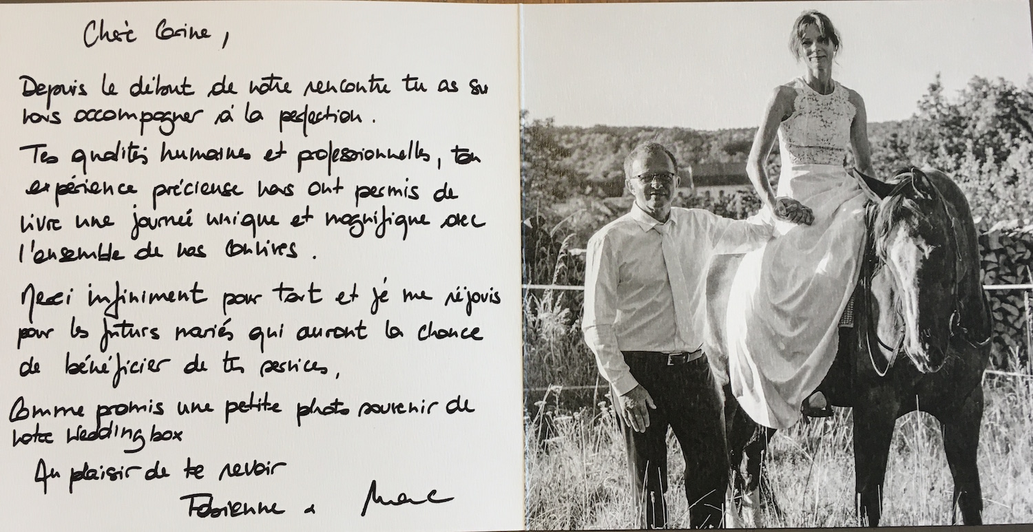 le coeur dans les etoiles - wedding planner - provence - luberon - recommandation maries