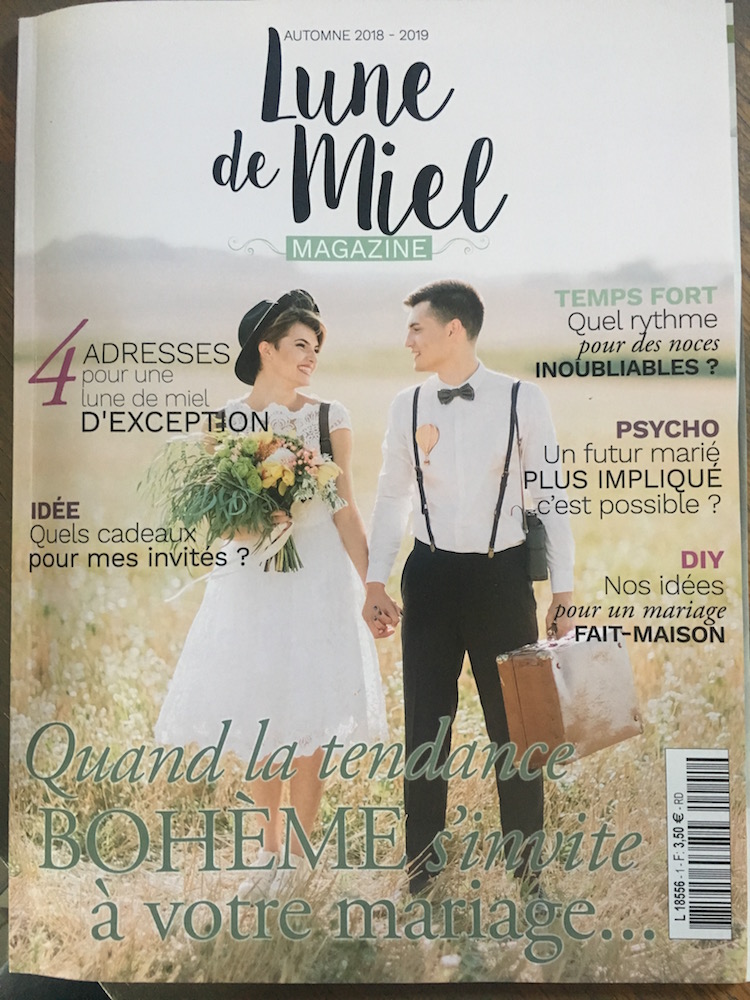le coeur dans les etoiles - wedding planner - provence - sardaigne - luberon - organisation mariage provence - corine charbonnel - magazine - lune de miel mag