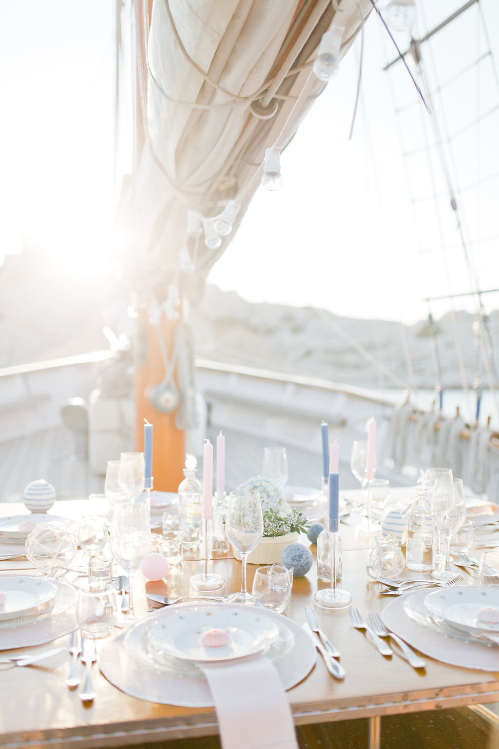 le coeur dans les etoiles - wedding planner - provence - sardaigne - shooting inspiration - mariage voilier - audrey carnoy - deco table 1