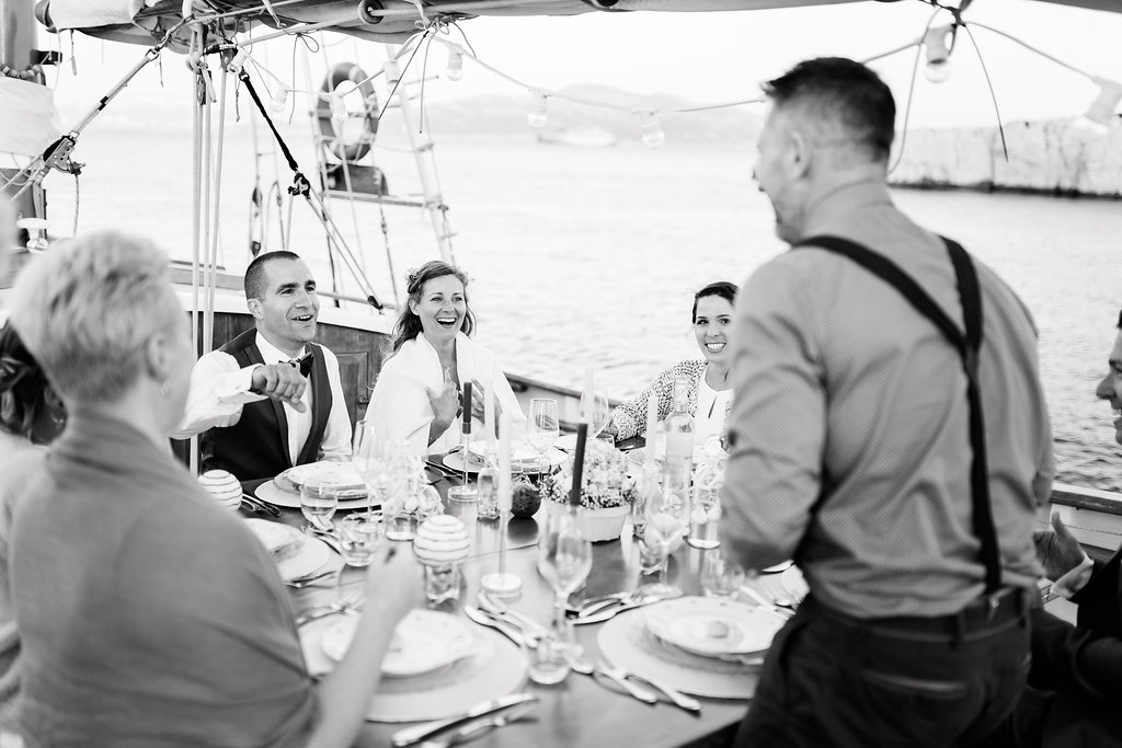 le coeur dans les etoiles - wedding planner - provence - sardaigne - shooting inspiration - mariage voilier - audrey carnoy - diner 1