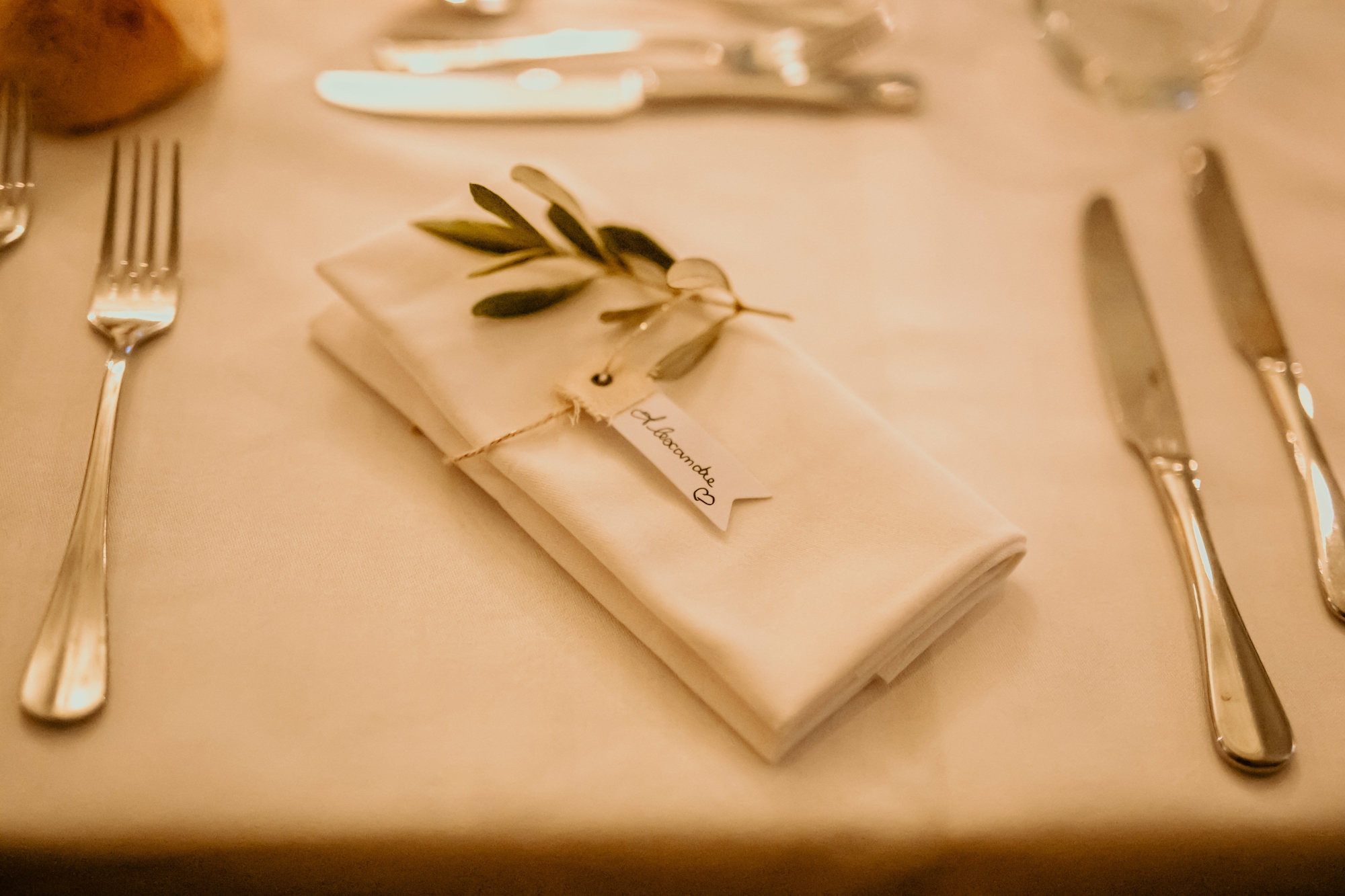 le coeur dans les etoiles - wedding planner - provence - luberon - alpilles - organisation - mariage - wedding - florine jeannot - decoration serviette