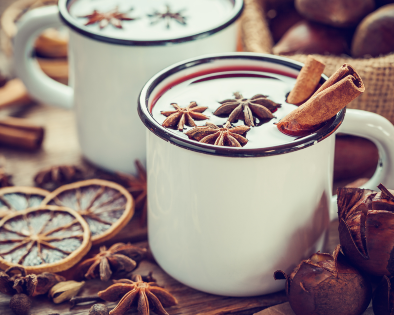 Bar à vin chaud pour mariage pluvieux