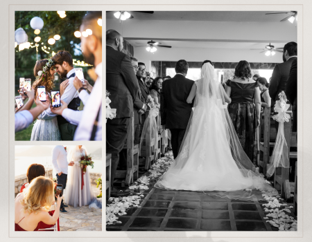 être invité à un mariage et jouer les photographes