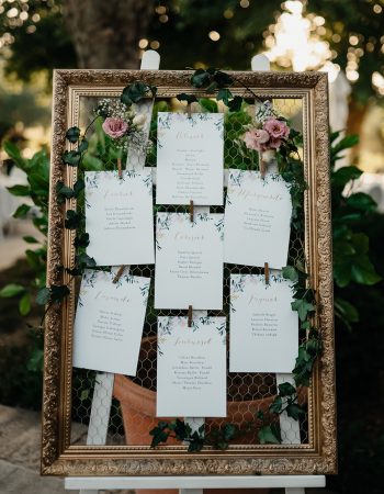 Un joli plan de table rustique